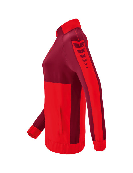Erima Six Wings Präsentationsjacke - rot/bordeaux – Bild 3