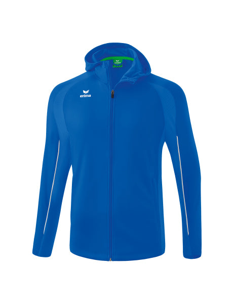 Erima LIGA STAR Trainingsjacke mit Kapuze - new royal/weiß – Bild 5