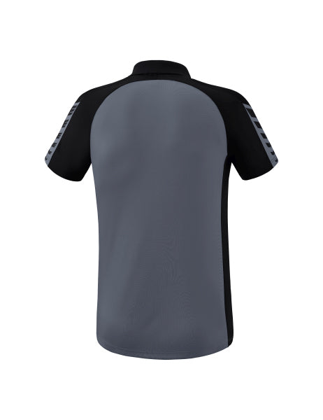 Erima Six Wings Poloshirt Herren - grau - Schwarz – Bild 2