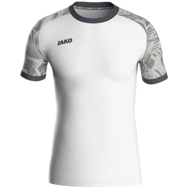 JAKO Trikot Iconic KA - weiß/soft grey/anthra light – Bild 2