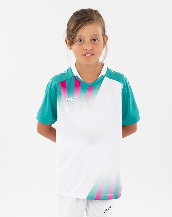 JAKO Trikot Vintage KA - weiß/türkis – Bild 2