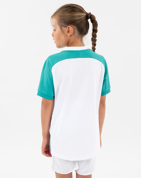 JAKO Trikot Vintage KA - weiß/türkis – Bild 3