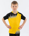 JAKO Trikot Vintage KA - gelb/schwarz – Bild 2