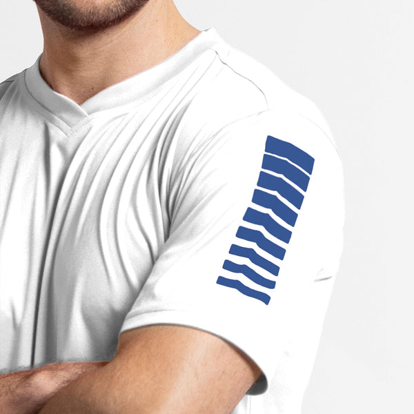 Derbystar - Contra Trikot - weiss blau – Bild 3