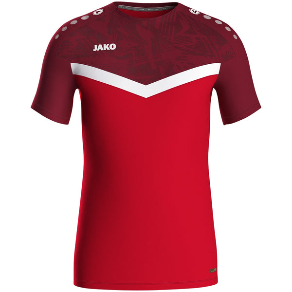 JAKO T-Shirt Iconic - rot/weinrot – Bild 1