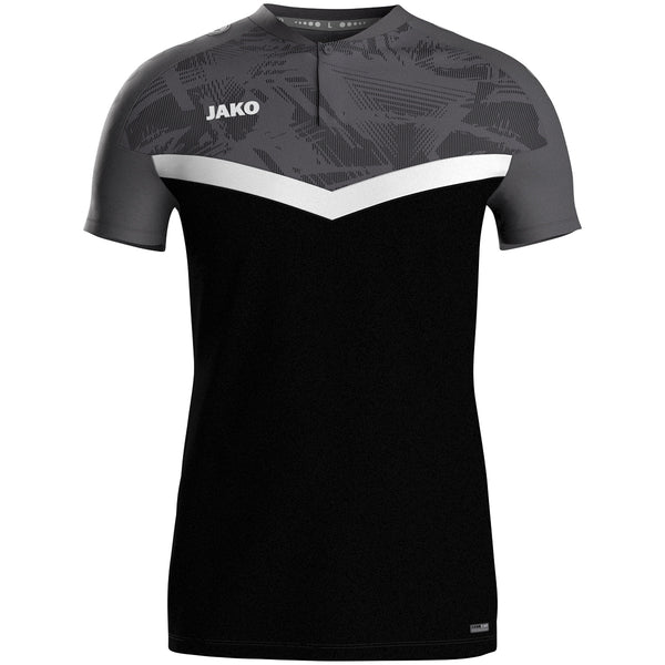 JAKO Polo Iconic - schwarz/anthrazit – Bild 3
