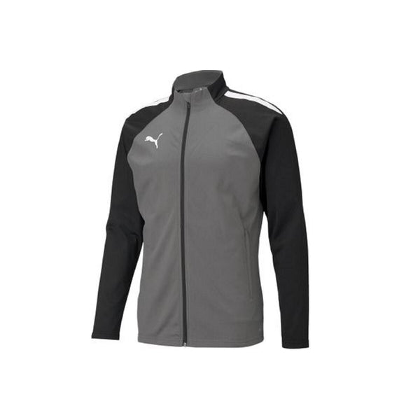 Puma teamLIGA Trainingsjacke Herren - grau/schwarz – Bild 1