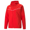 Puma teamRISE All Weather Jacke Herren rot weiß – Bild 1