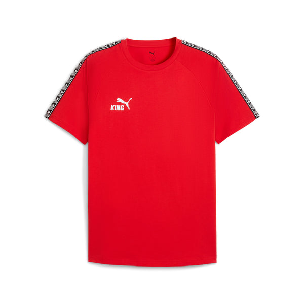Puma teamKING T-Shirt - Rot/Weiß – Bild 3