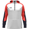 JAKO Zip Hoodie Dynamic - weiß/coral/marine – Bild 1