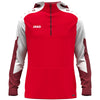 JAKO Zip Hoodie Dynamic - rot/weiß/dunkelrot – Bild 1