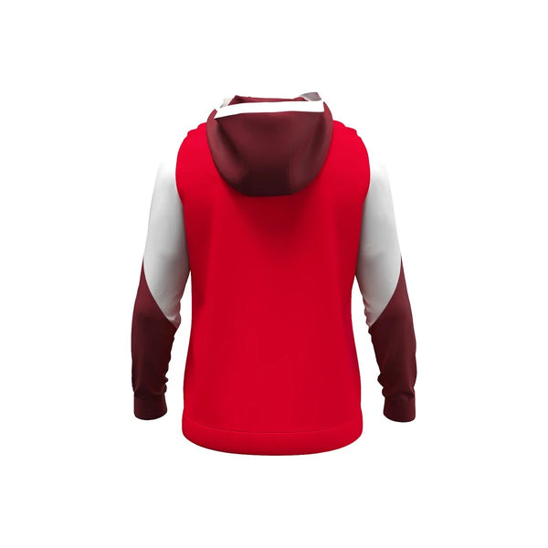 JAKO Zip Hoodie Dynamic - rot/weiß/dunkelrot – Bild 10