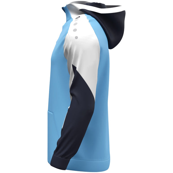 JAKO Zip Hoodie Dynamic - skyblue/weiß/marine – Bild 3