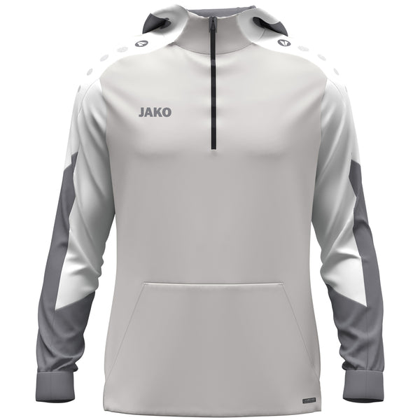 JAKO Zip Hoodie Dynamic - hellgrau/weiß/grau – Bild 1