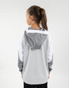JAKO Zip Hoodie Dynamic - hellgrau/weiß/grau – Bild 3