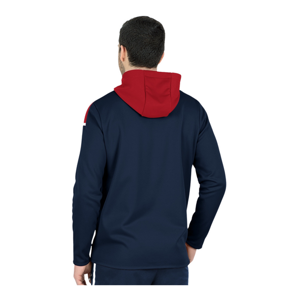 JAKO Kapuzenjacke Champ 2.0 - marine/chili rot - Mehrfarbig – Bild 4