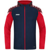 JAKO Kapuzenjacke Performance - marine/rot – Bild 10