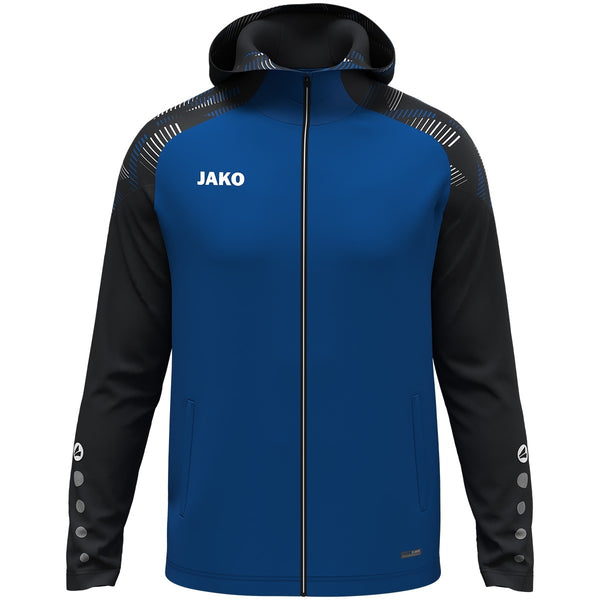 JAKO Kapuzenjacke Sonic - royal/schwarz – Bild 5