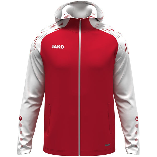 JAKO Kapuzenjacke Sonic - royal/schwarz – Bild 6