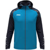JAKO Kapuzenjacke Sonic - royal/schwarz – Bild 7