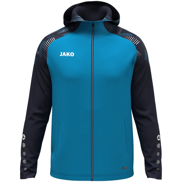 JAKO Kapuzenjacke Sonic - royal/schwarz – Bild 7