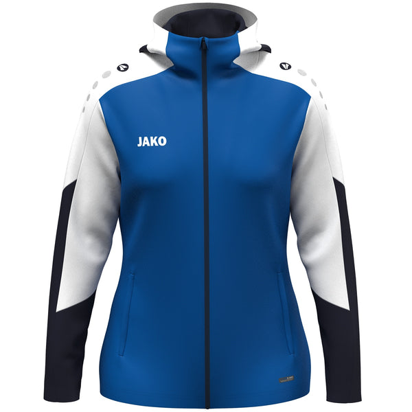 JAKO Kapuzenjacke Dynamic Damen - royal/weiß/marine – Bild 1