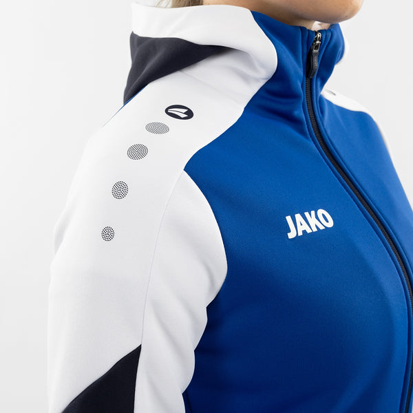 JAKO Kapuzenjacke Dynamic Damen - royal/weiß/marine – Bild 7