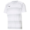 Puma teamVISION Trikot Herren weiß grau – Bild 1