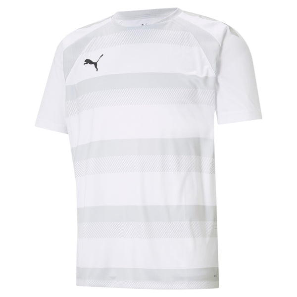 Puma teamVISION Trikot Herren weiß grau – Bild 1