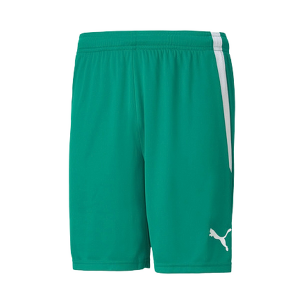 Puma teamLIGA Shorts Herren - grün Pepper Green-Puma White – Bild 1