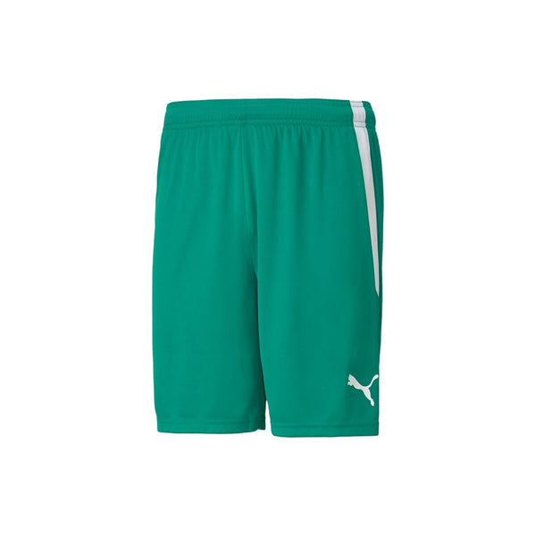 Puma teamLIGA Shorts Herren - grün Pepper Green-Puma White – Bild 5