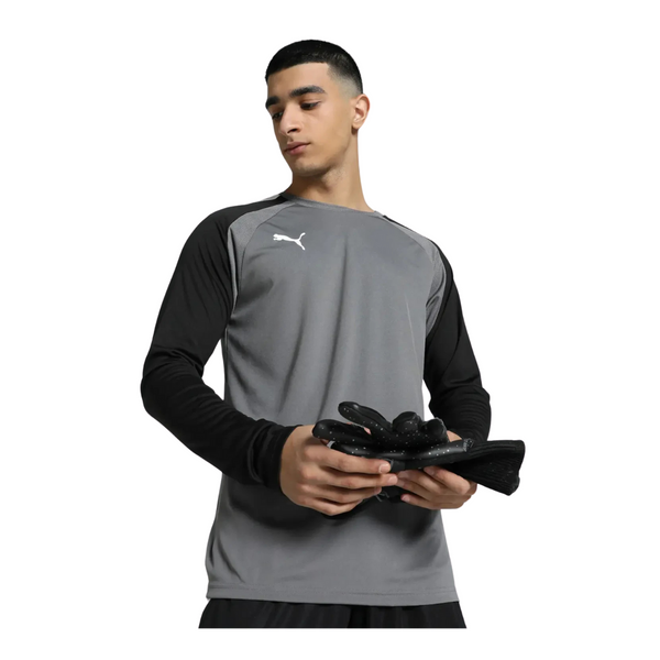 Puma teamPACER Torwarttrikot Langarm Herren - grau/schwarz – Bild 4