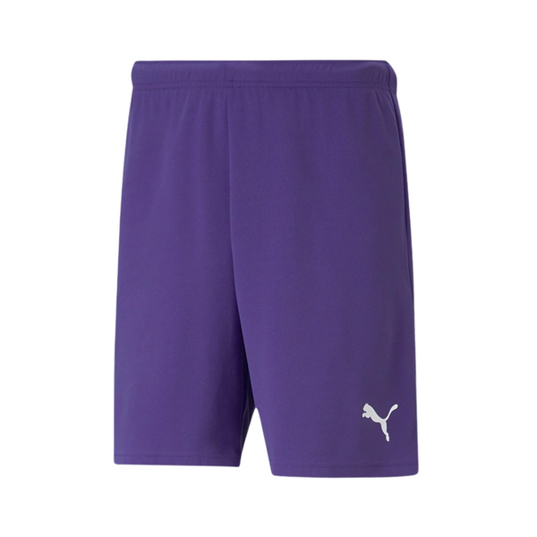 Puma Fußball teamRISE Shorts Herren lila weiß L – Bild 1
