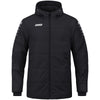 JAKO Coachjacke Team mit Kapuze - schwarz – Bild 1