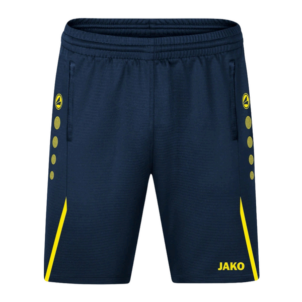 JAKO Trainingsshort Premium - marine/neongelb – Bild 1