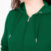 JAKO Kapuzenjacke Organic - grün – Bild 5