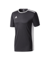 Adidas Entrada 18 Fußball Match Trikot Herren Teamtrikot kurzarm schwarz weiß – Bild 1