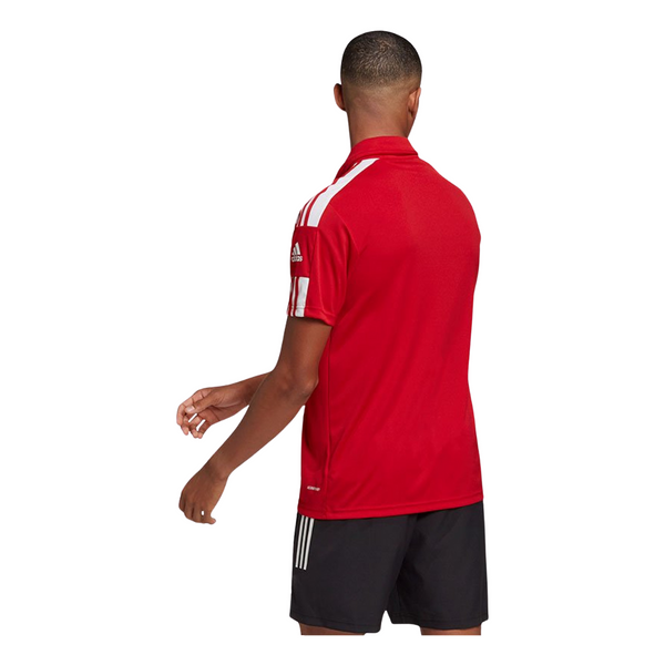 Adidas Squadra 21 Poloshirt Herren - rot/weiß – Bild 6