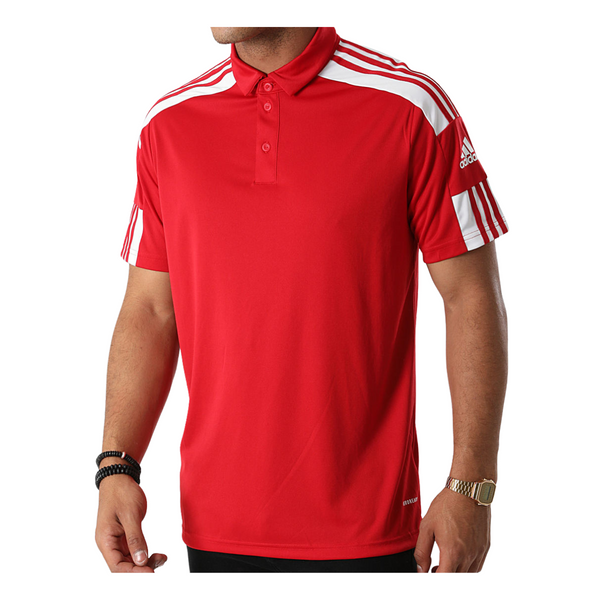 Adidas Squadra 21 Poloshirt Herren - rot/weiß – Bild 8