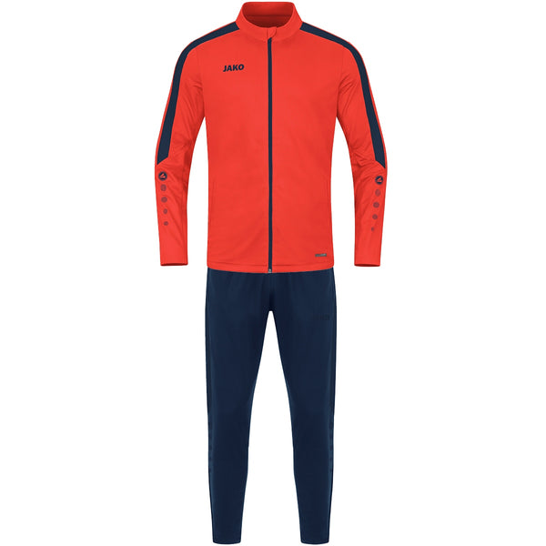 JAKO Trainingsanzug Polyester Power - flame/marine – Bild 2