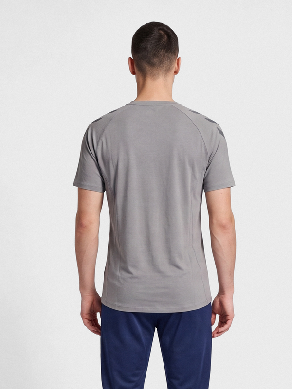 Hummel hmlCIMA 2.0 Jersey S/S - Hellgrau meliert