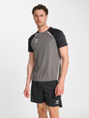 Hummel hmlLEAD 2.0 Jersey S/S - Stahlgrau / Asphalt