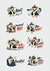 Sticker-Set 8 x Fiete