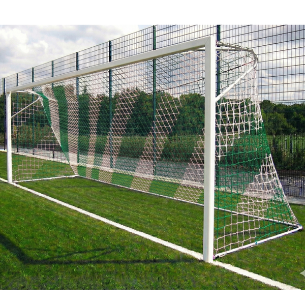 Rombull Tornetze 7,5x2,5 in grün/weiß / Auslage: 0,80x2m (1 Paar) – Bild 2