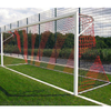 Rombull Tornetze 7,5x2,5 in rot/schwarz / Auslage: 0,80x2m (1 Paar) – Bild 2
