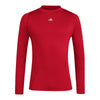adidas Techfit COLD.RDY Longsleeve Rot – Kickers Jugend (Vorderansicht)