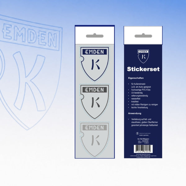 BSV Kickers Emden - Autoaufkleber Set - Teamdealer