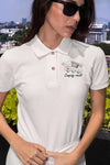 „Camping rockt!“ Damenpoloshirt - Teamdealer