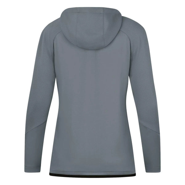 JAKO Kapuzenjacke Challenge - steingrau/schwarz - Teamdealer