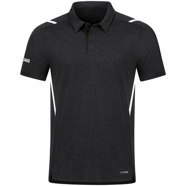 JAKO Polo Challenge - schwarz meliert/weiß - Teamdealer